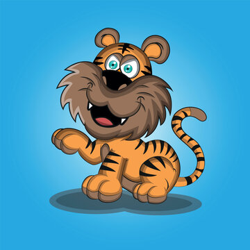 tigre vector animal carachter