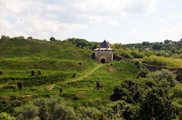 Fototapeta premium Old medieval landscape