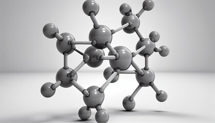 structure of a molecule. Generative in ai