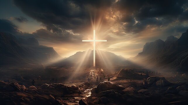 chining cross - Powered by Adobe