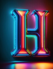 Letters and numbers in neon. 1 2 3 4 5 6 7 8 9 a b c d e f g h i j k l m n o p  q r s t u,