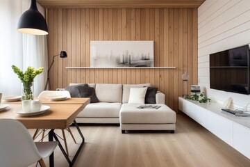 Fototapeta premium living room interior