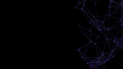 Abstract geometric background. Plexus mesh backdrop illustration.