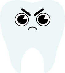 Tooth Face Angry