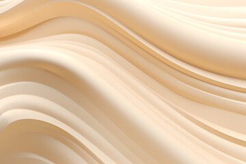 Abstract background of beige waves and glow. Paint strokes