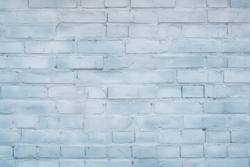 Brick wall painted with pale blue dark paint
