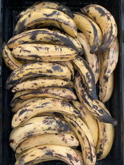 Abundance of Ripe Bananas at the Market