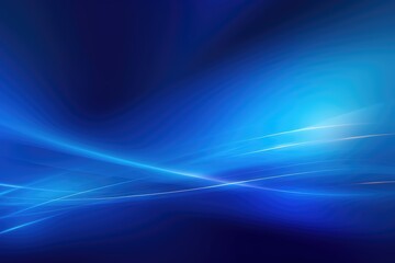 Blue gradient background with flash rays abstract glowing background