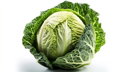 Obraz premium Cabbage on the background. Created with Generative AI technology.