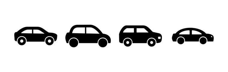 Car icon vector. Car sign. sedan