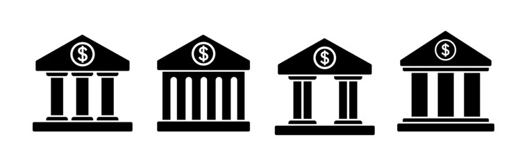 Bank icon vector. bank icon symbol