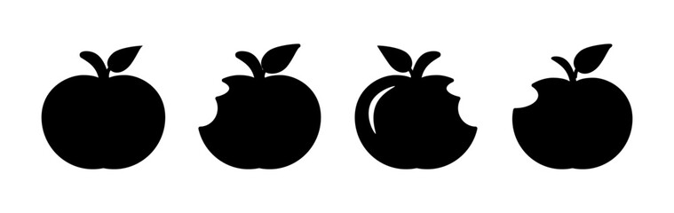 Apple icon vector. apple symbol