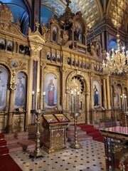 Obraz premium interior of the cathedral of st peter