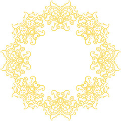 Classic Ornament Frame For Wedding