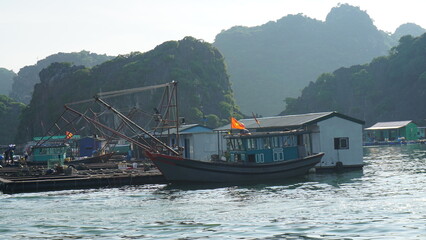 Fishing life style Vietnam