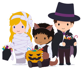 ハロウィーン　座り　狼男　タイプD