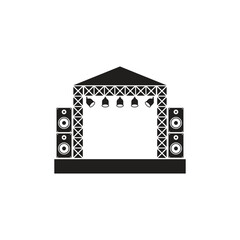 concert stage icon