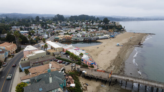 Capitola Beach in California in summer of 2023