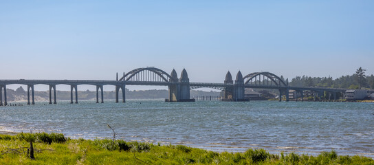 Siuslaw River Bridge near Florence in Oregon state