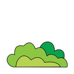 green grass of filled icon style