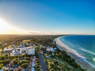 Fototapeta premium Rainbow Beach from above