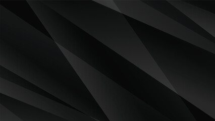 Abstract black gradient color background with geometric shape for modern graphic design element

