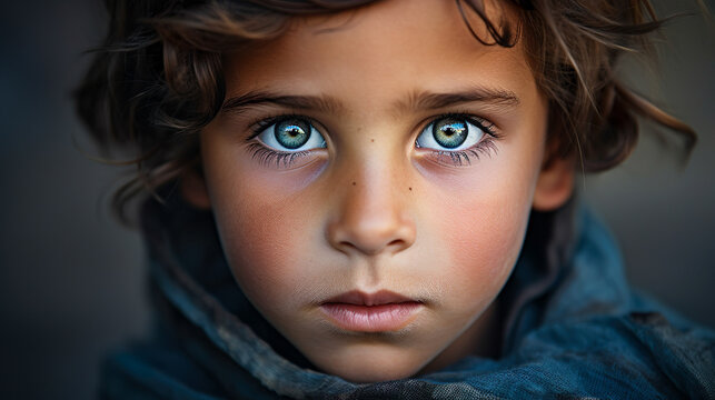 難民の少年