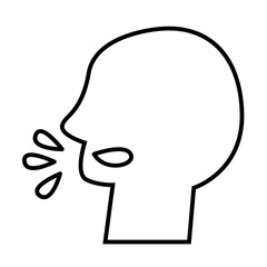 speak up of international youth day line icon style