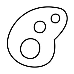 painting of international youth day line icon style