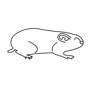 recommend clip art: lemming of wild animal outline icon set