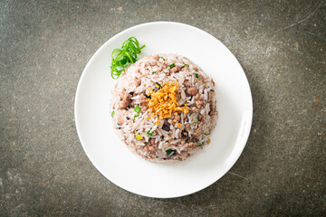 Salted Chinese Black Olive Fried Rice with Minced Pork