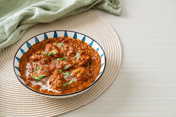chicken tikka masala spicy curry meat food