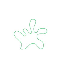 Thin Line Matisse Inspired shape 