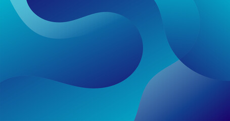 abstract blue green wave gradient background