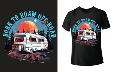 off-road t-shirt design vector