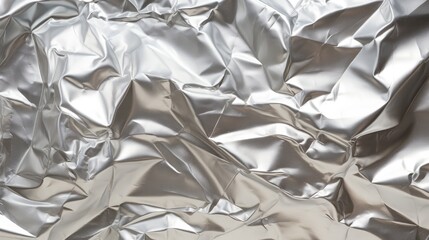 Silver foil background texture , Generative AI