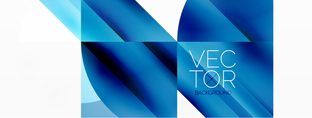 Fototapeta premium Immerse in minimalistic charm - squares and circles converge in perfect balance. With subdued palette, tiled arrangement creates atmosphere of quiet sophistication, embodying contemporary elegance