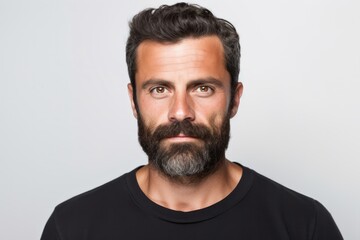 Fototapeta premium Portrait of handsome man europe, cuacasian background, Generative AI