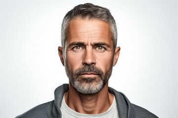 Portrait of handsome man europe, cuacasian background, Generative AI