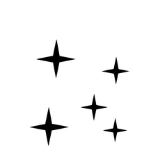 Clean Shining Sparkle Icon 