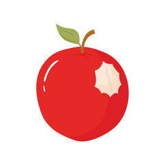 Apple Illustration Isolated In White Background