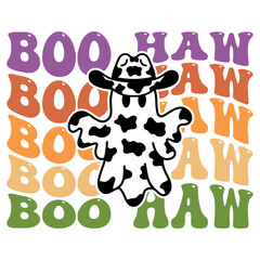Halloween SVG, Boo Haw SVG, Halloween Sublimation, Halloween T-Shirt Design, Halloween Design