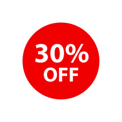 30% off discount banner