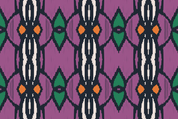 Ikat Paisley Pattern Embroidery Background. Ikat Chevron Geometric Ethnic Oriental Pattern Traditional. Ikat Aztec Style Abstract Design for Print Texture,fabric,saree,sari,carpet.