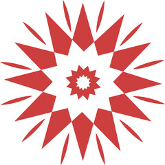 Digital png illustration of abstract shape on transparent background