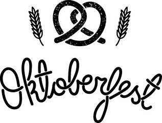 Digital png illustration of oktoberfest text on transparent background