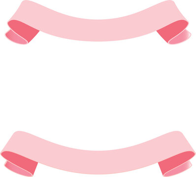 Digital png illustration of pink ribbons with copy space on transparent background