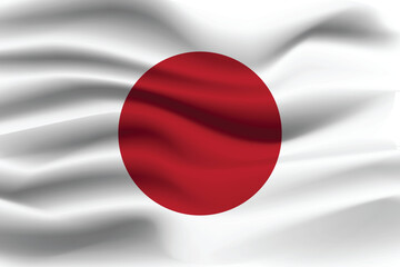 vector flag of japan
