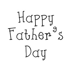 Fototapeta premium Digital png illustration of happy father's day text on transparent background