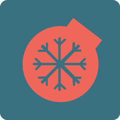 Digital png illustration of shapes and snowflake on transparent background